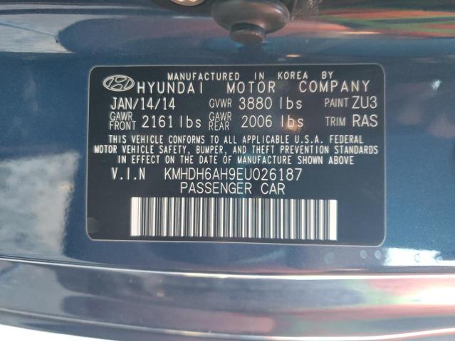 Photo 9 VIN: KMHDH6AH9EU026187 - HYUNDAI ELANTRA CO 