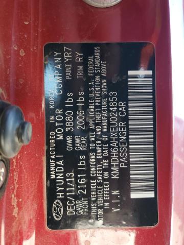 Photo 11 VIN: KMHDH6AHXEU024853 - HYUNDAI ELANTRA CO 