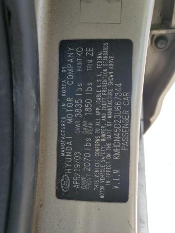 Photo 11 VIN: KMHDN45D23U667344 - HYUNDAI ELANTRA 