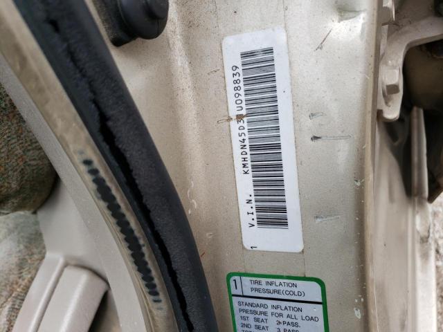 Photo 11 VIN: KMHDN45D31U098839 - HYUNDAI ELANTRA 