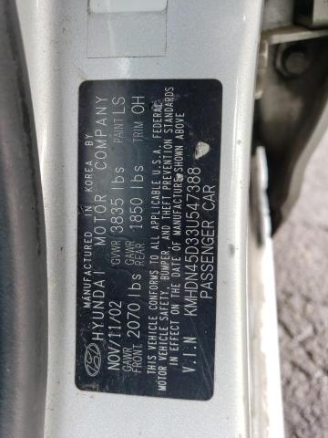 Photo 11 VIN: KMHDN45D33U547388 - HYUNDAI ELANTRA 