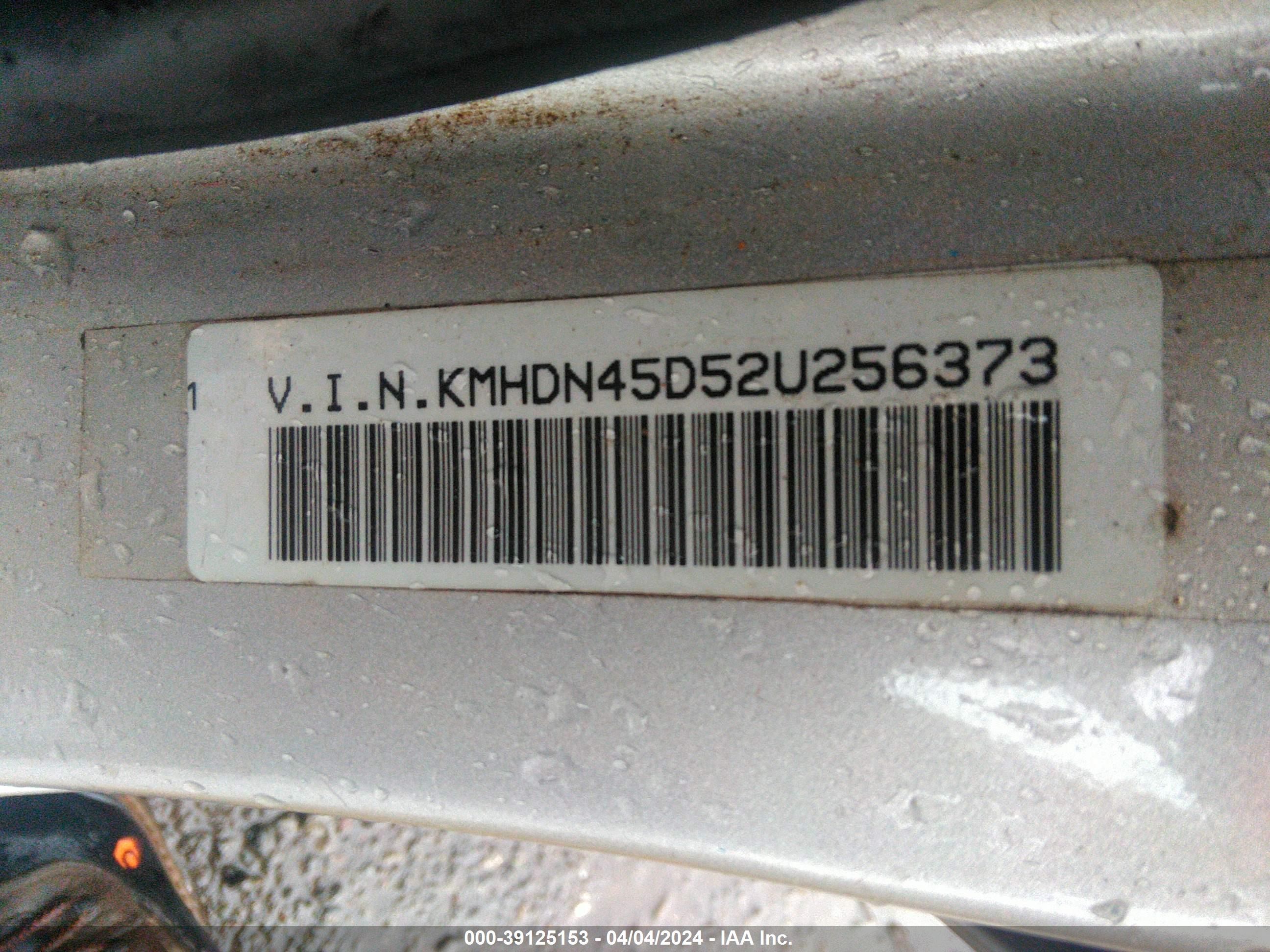 Photo 8 VIN: KMHDN45D52U256373 - HYUNDAI ELANTRA 