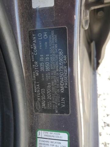 Photo 11 VIN: KMHDN45D73U590387 - HYUNDAI ELANTRA 