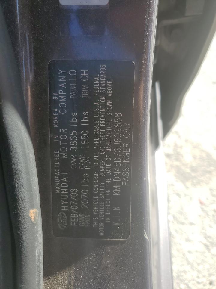 Photo 12 VIN: KMHDN45D73U609858 - HYUNDAI ELANTRA 