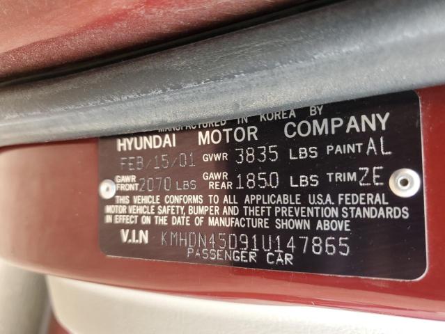 Photo 11 VIN: KMHDN45D91U147865 - HYUNDAI ELANTRA 