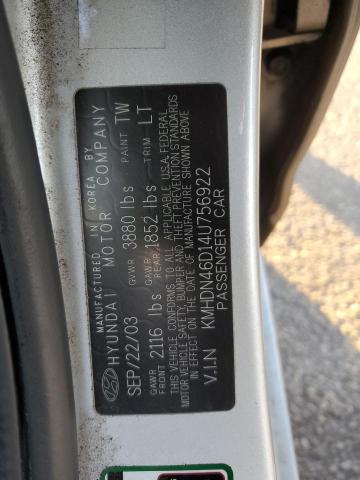 Photo 11 VIN: KMHDN46D14U756922 - HYUNDAI ELANTRA 