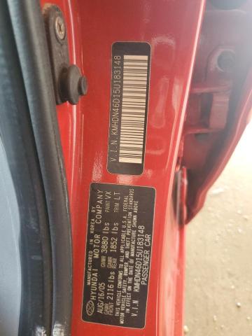 Photo 11 VIN: KMHDN46D15U183148 - HYUNDAI ELANTRA GL 