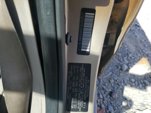 Photo 11 VIN: KMHDN46D16U360623 - HYUNDAI ELANTRA GL 