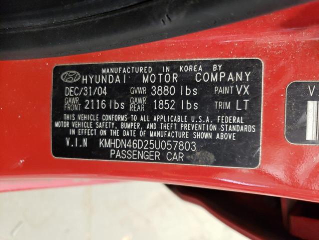 Photo 11 VIN: KMHDN46D25U057803 - HYUNDAI ELANTRA 