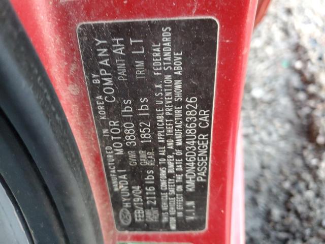 Photo 11 VIN: KMHDN46D34U863826 - HYUNDAI ELANTRA 