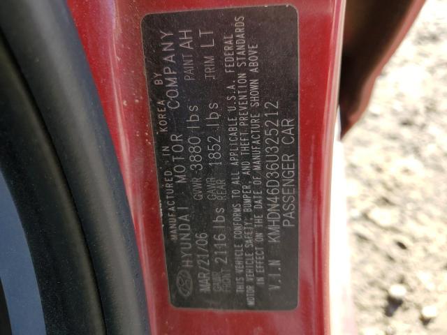 Photo 11 VIN: KMHDN46D36U325212 - HYUNDAI ELANTRA 