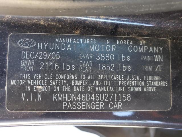 Photo 12 VIN: KMHDN46D46U271158 - HYUNDAI ELANTRA GL 