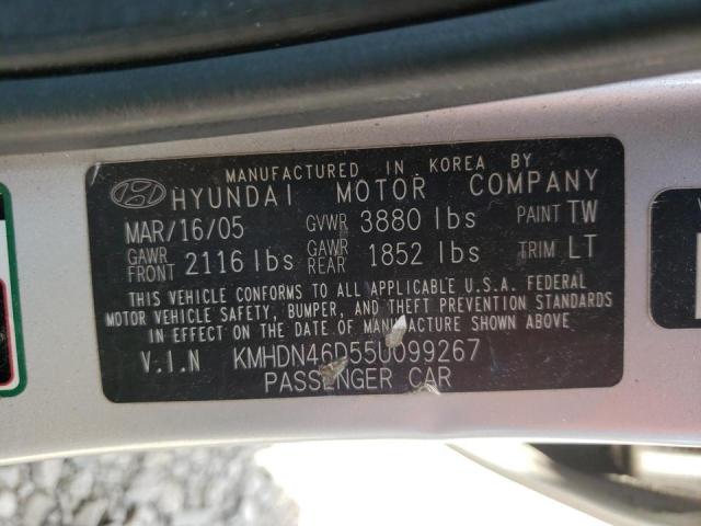 Photo 9 VIN: KMHDN46D55U099267 - HYUNDAI ELANTRA GL 