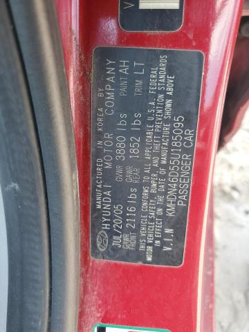 Photo 11 VIN: KMHDN46D55U185095 - HYUNDAI ELANTRA 