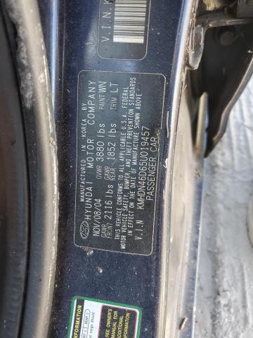 Photo 12 VIN: KMHDN46D65U019457 - HYUNDAI ELANTRA GL 