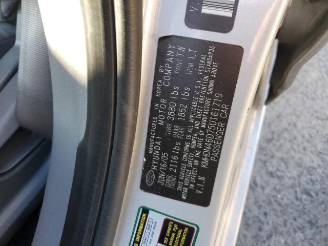 Photo 11 VIN: KMHDN46D75U161719 - HYUNDAI ELANTRA 