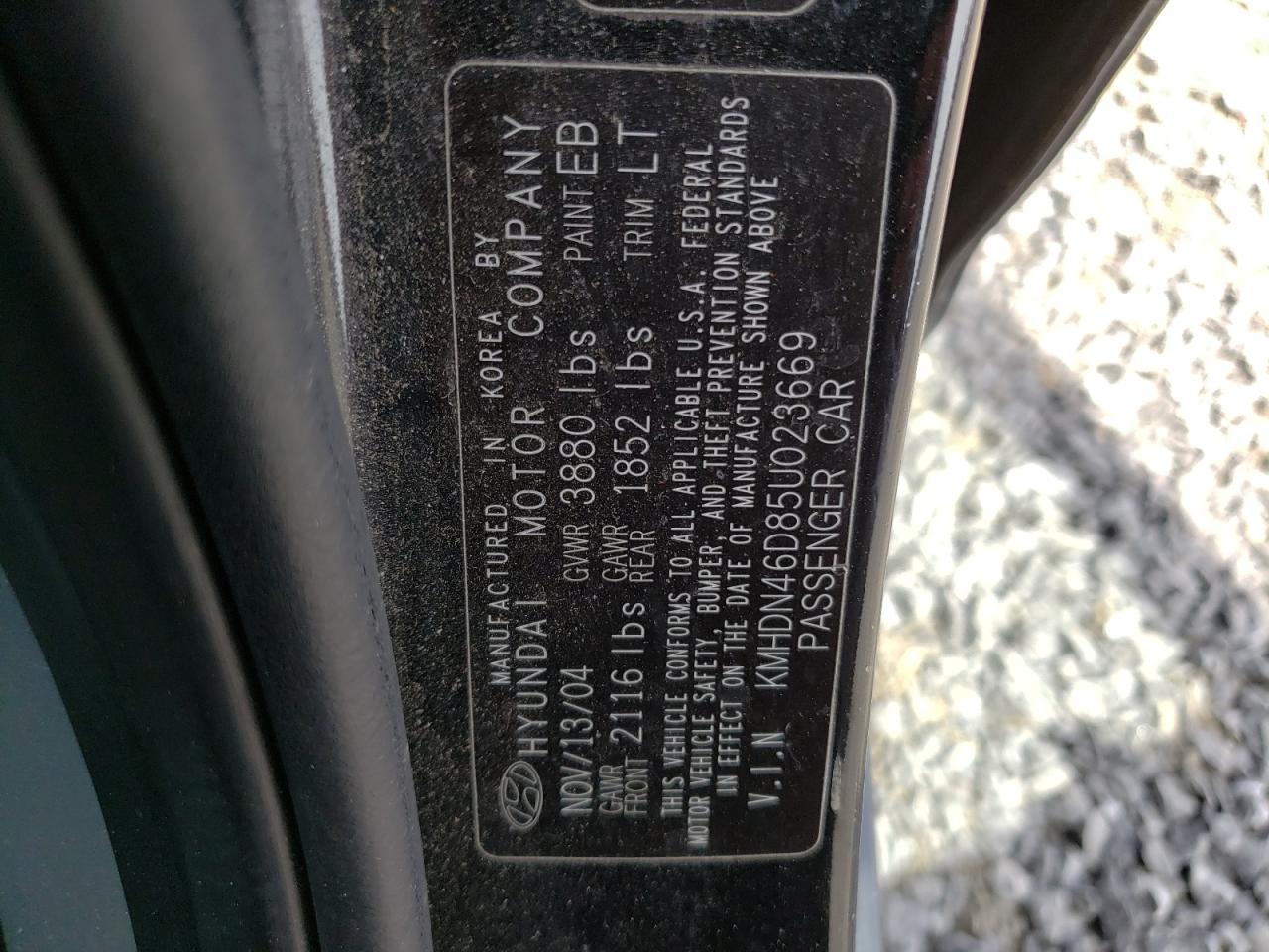 Photo 11 VIN: KMHDN46D85U023669 - HYUNDAI ELANTRA 