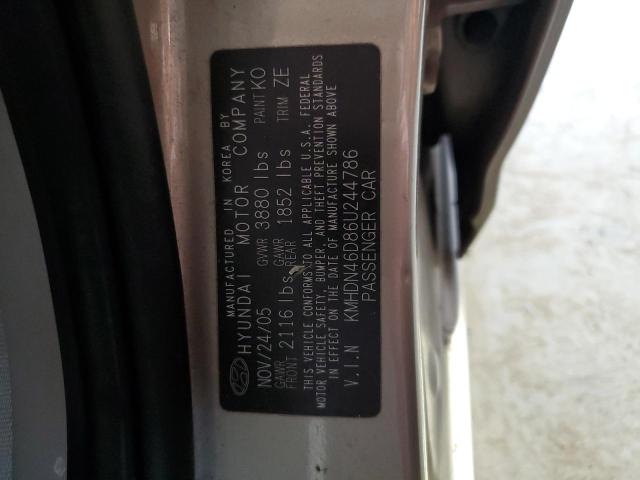 Photo 11 VIN: KMHDN46D86U244786 - HYUNDAI ELANTRA 