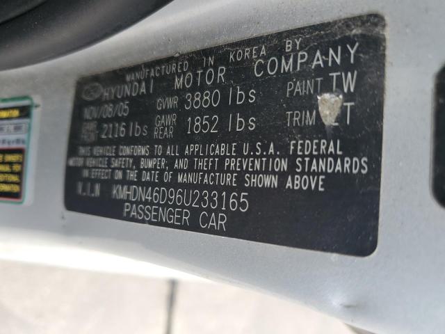 Photo 11 VIN: KMHDN46D96U233165 - HYUNDAI ELANTRA 