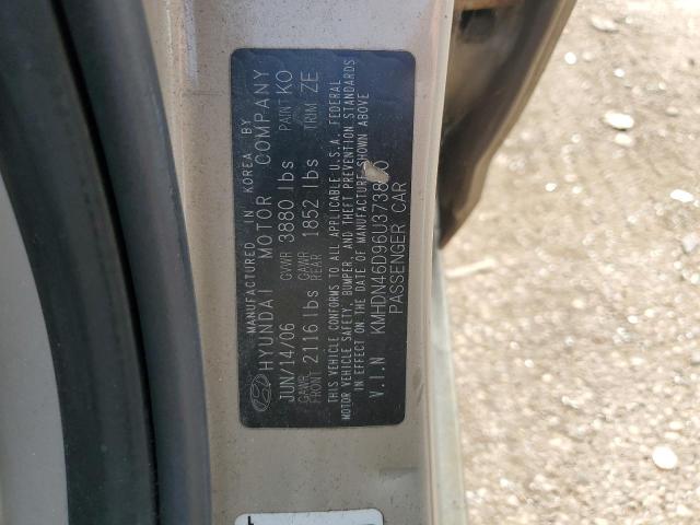 Photo 11 VIN: KMHDN46D96U373880 - HYUNDAI ELANTRA GL 