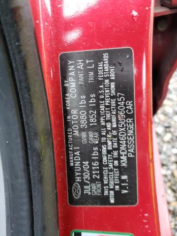 Photo 11 VIN: KMHDN46DX5U960457 - HYUNDAI ELANTRA 