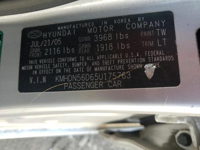 Photo 9 VIN: KMHDN56D65U175763 - HYUNDAI ELANTRA 