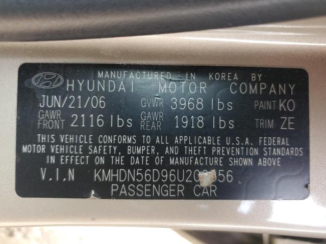 Photo 11 VIN: KMHDN56D96U203556 - HYUNDAI ELANTRA 