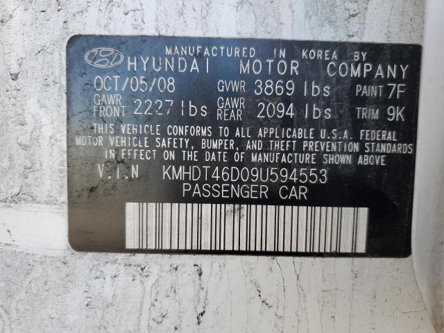 Photo 11 VIN: KMHDT46D09U594553 - HYUNDAI ELANTRA 