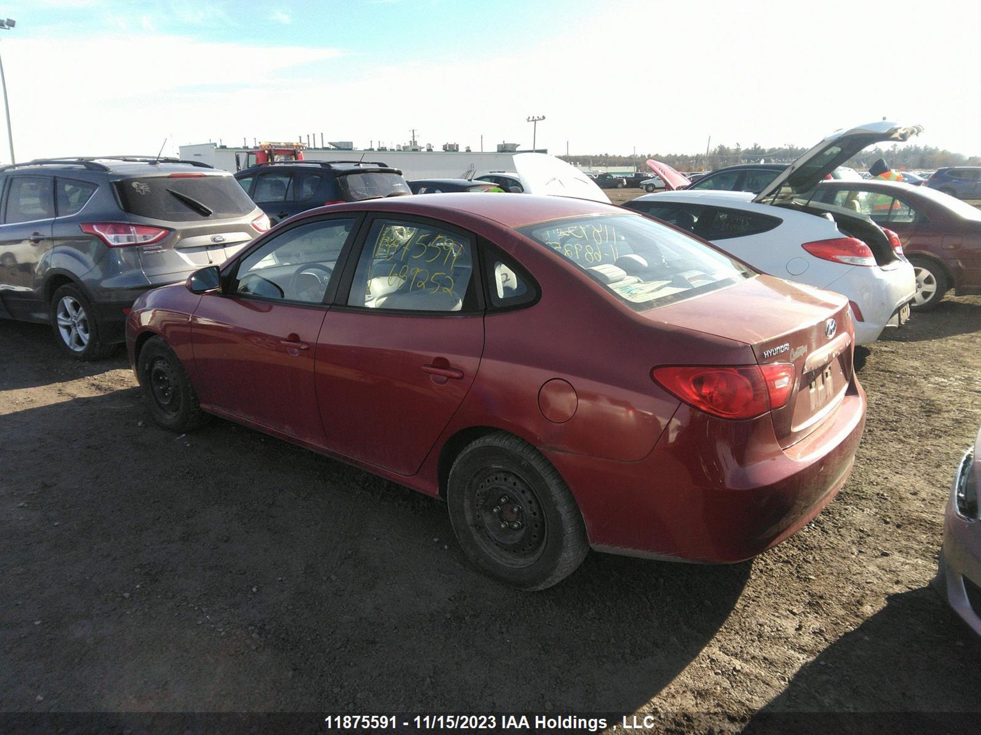 Photo 2 VIN: KMHDU45D39U689252 - HYUNDAI ELANTRA 