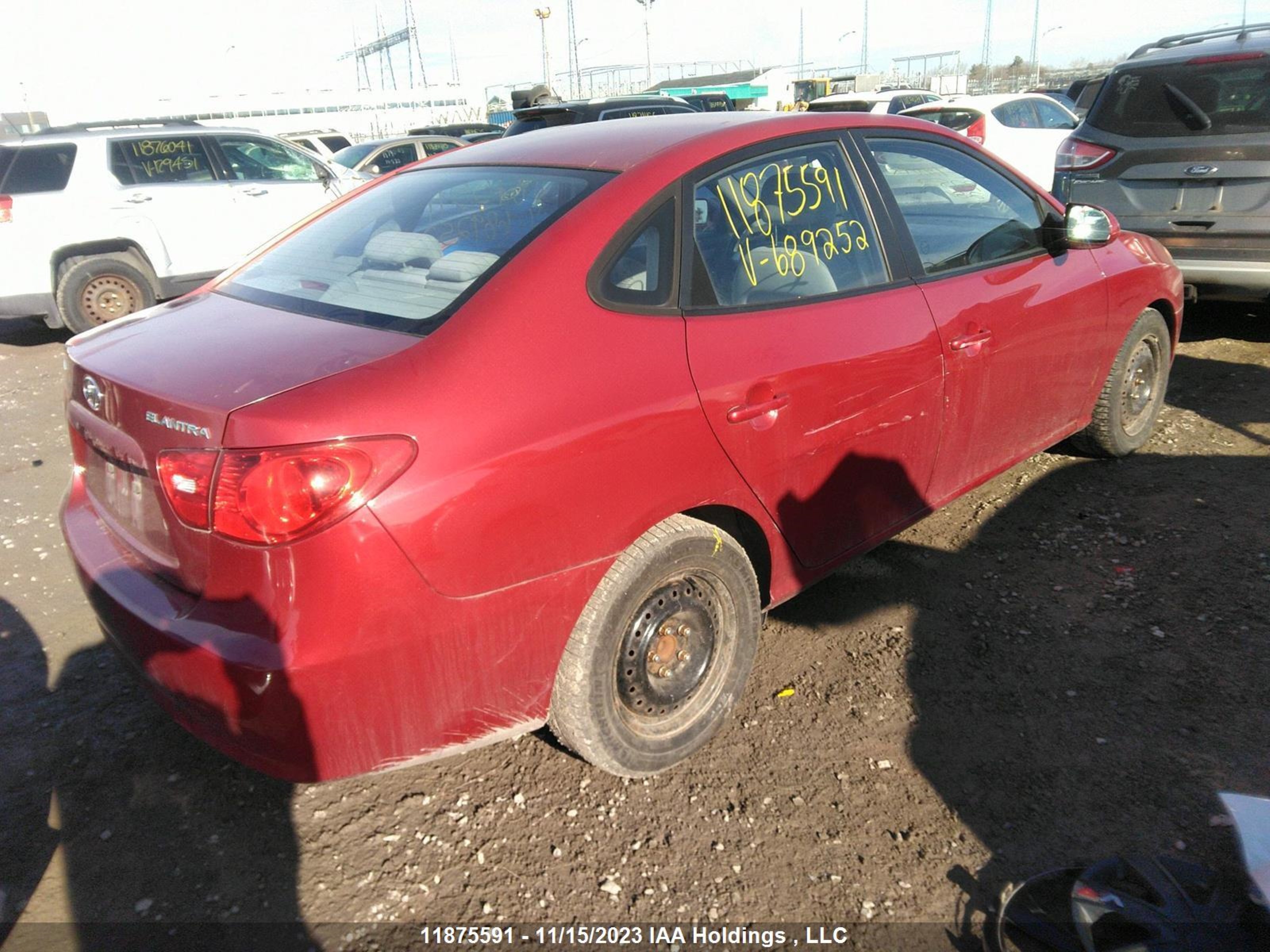 Photo 3 VIN: KMHDU45D39U689252 - HYUNDAI ELANTRA 