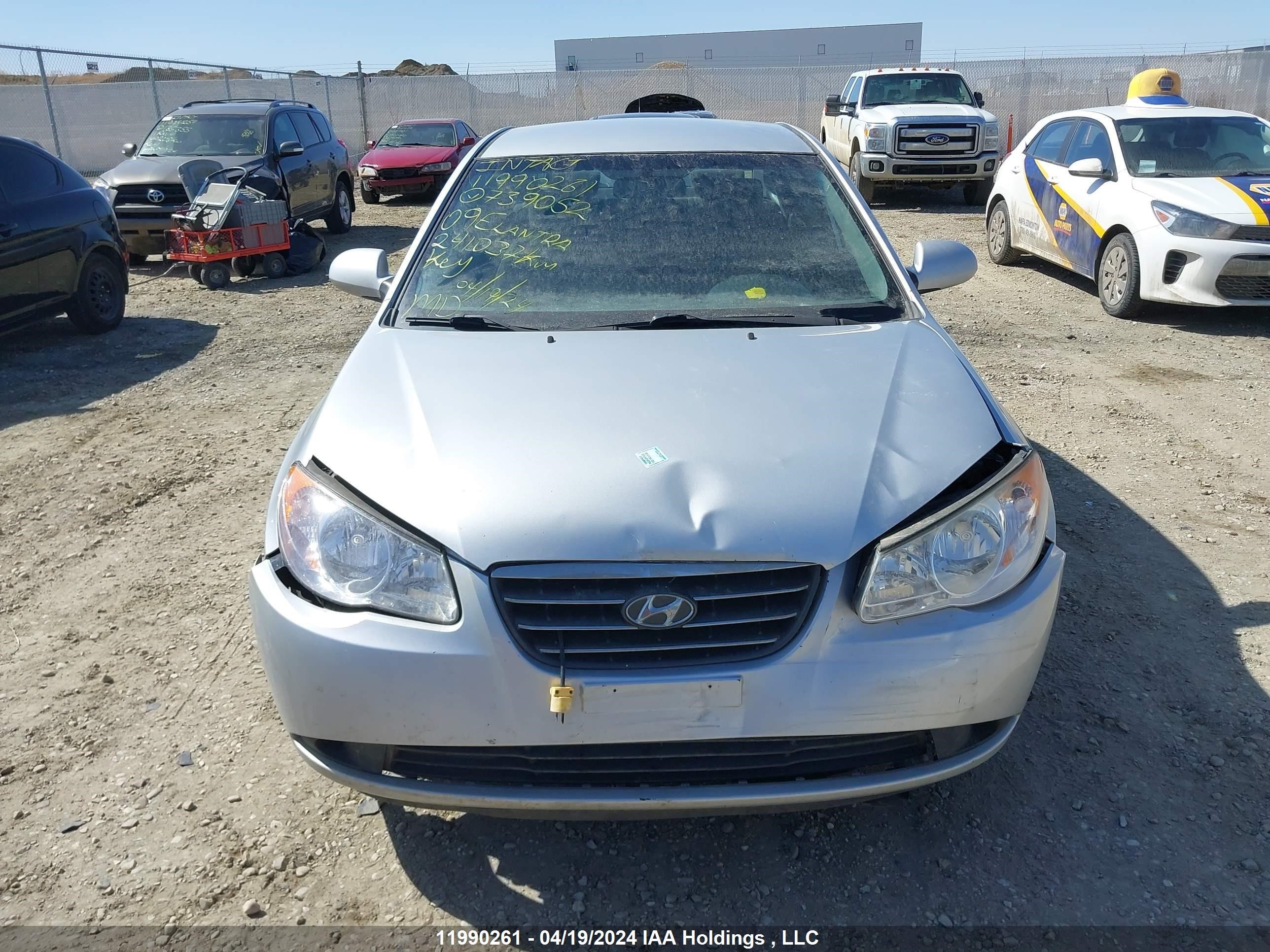 Photo 11 VIN: KMHDU45D59U739052 - HYUNDAI ELANTRA 