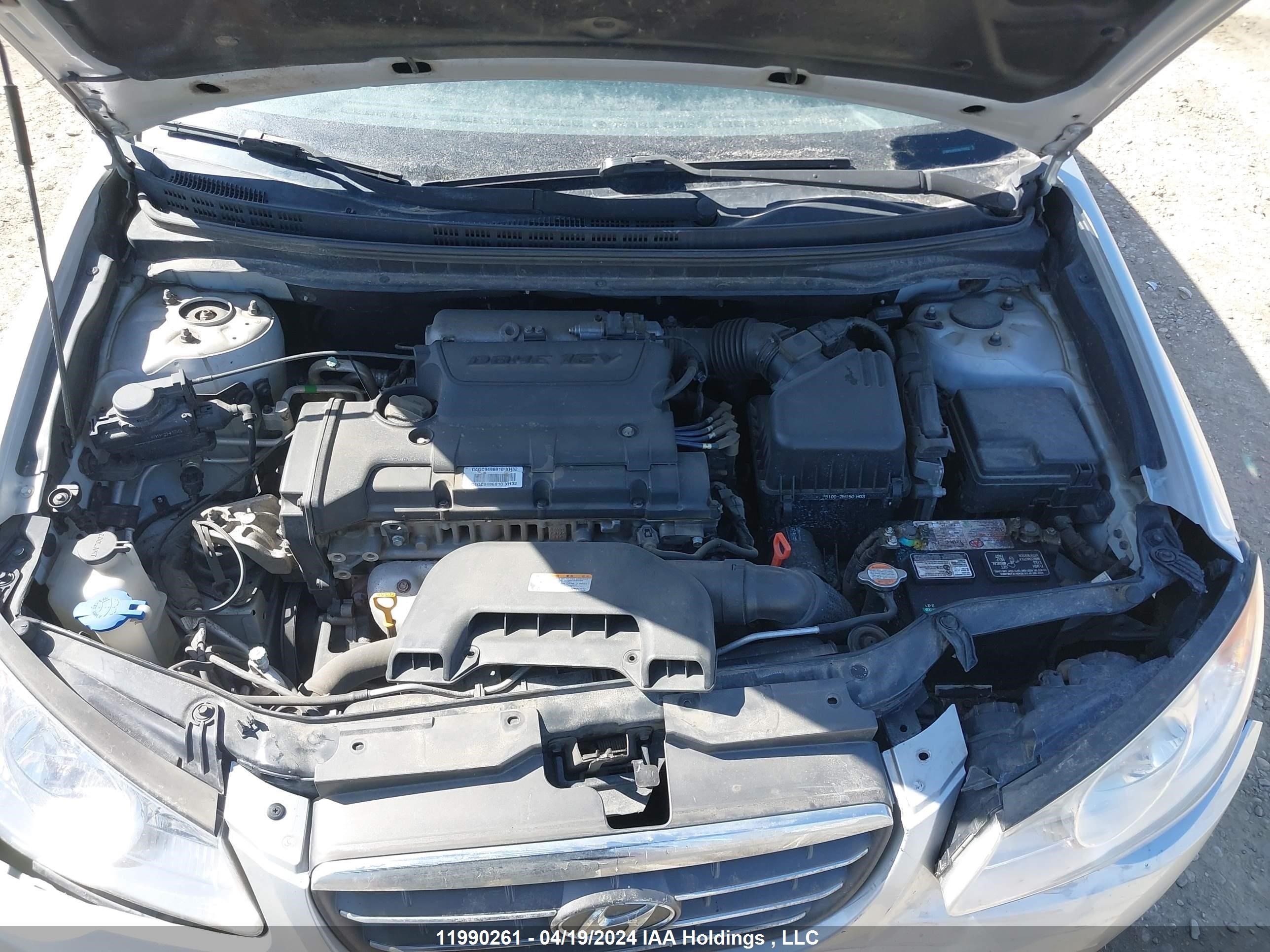 Photo 9 VIN: KMHDU45D59U739052 - HYUNDAI ELANTRA 