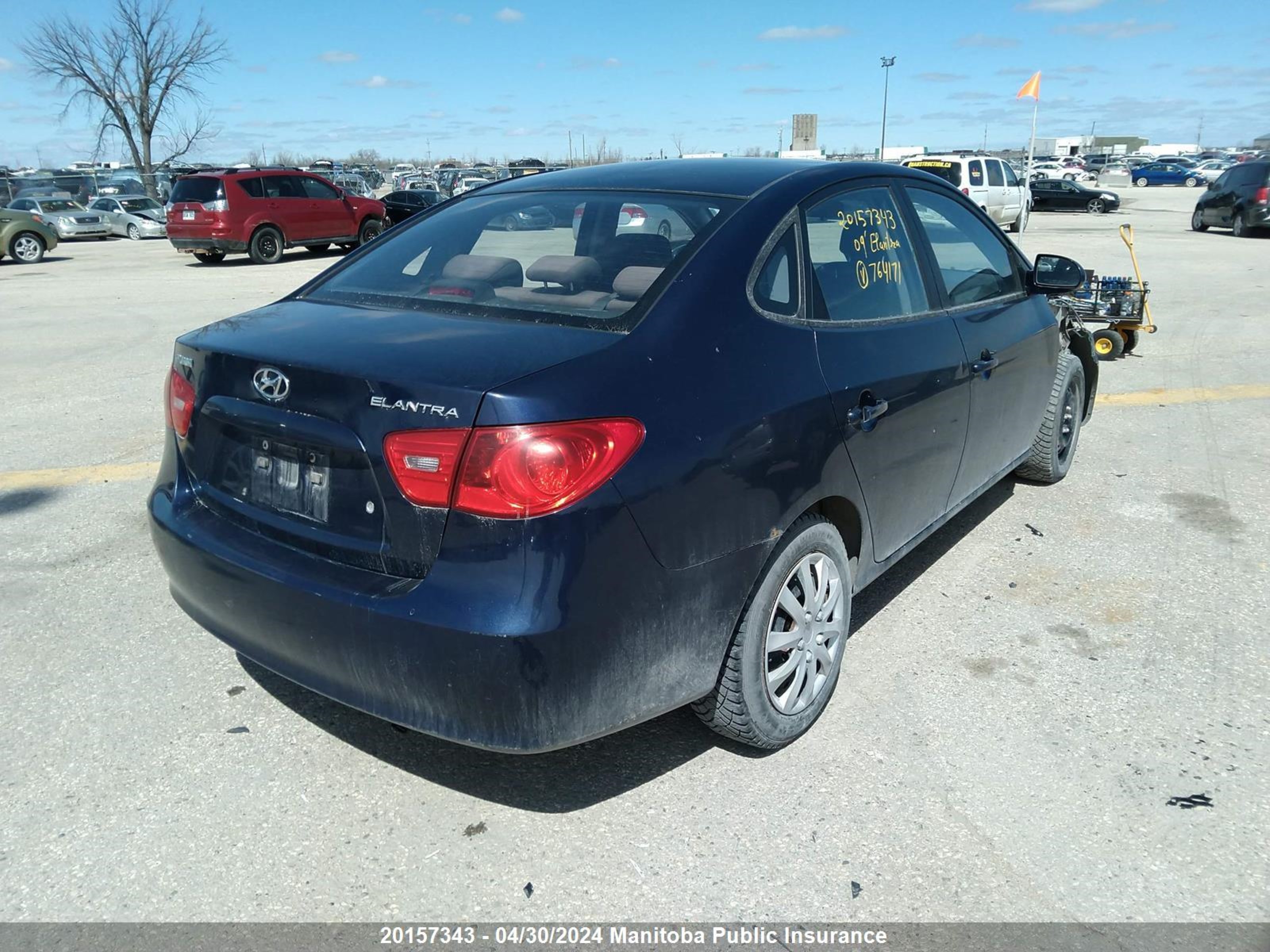 Photo 3 VIN: KMHDU45D69U764171 - HYUNDAI ELANTRA 