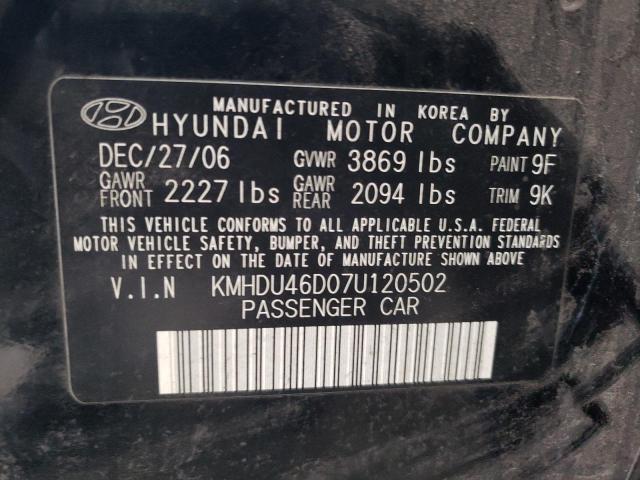 Photo 11 VIN: KMHDU46D07U120502 - HYUNDAI ELANTRA GL 