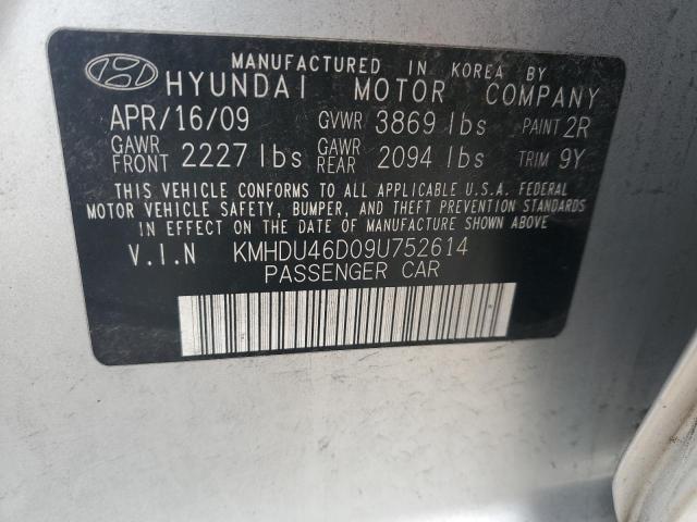 Photo 11 VIN: KMHDU46D09U752614 - HYUNDAI ELANTRA GL 