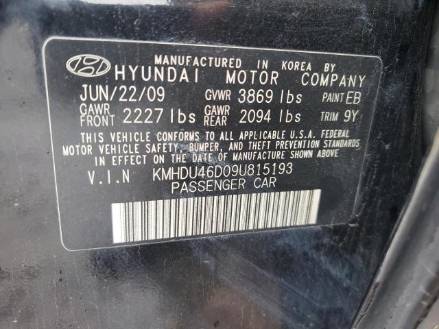 Photo 11 VIN: KMHDU46D09U815193 - HYUNDAI ELANTRA 