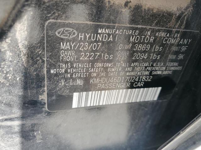 Photo 11 VIN: KMHDU46D17U241832 - HYUNDAI ELANTRA 