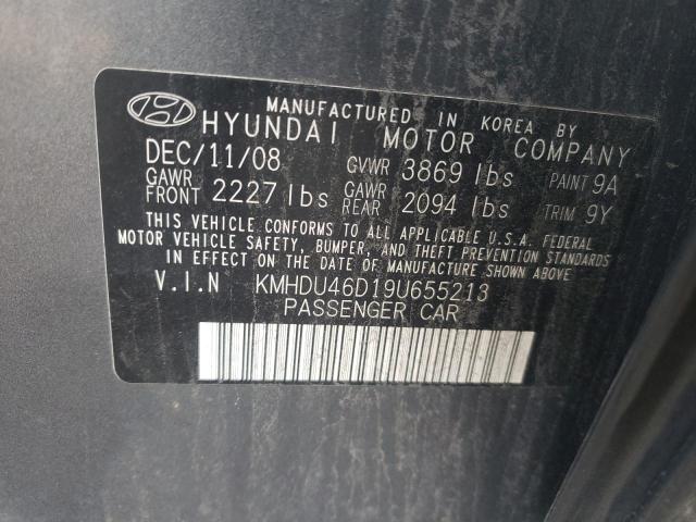 Photo 11 VIN: KMHDU46D19U655213 - HYUNDAI ELANTRA 