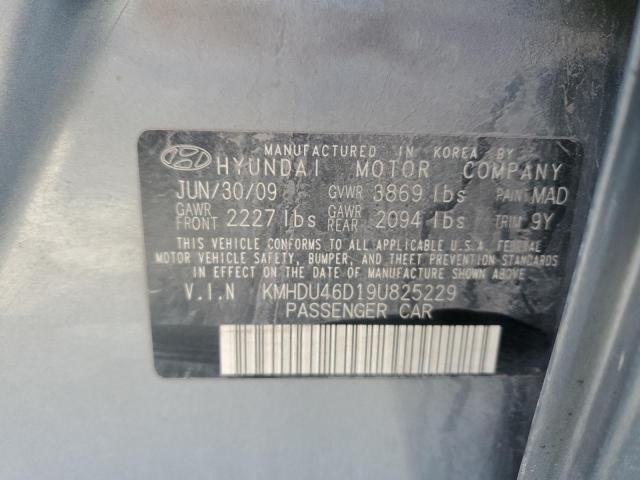 Photo 11 VIN: KMHDU46D19U825229 - HYUNDAI ELANTRA GL 