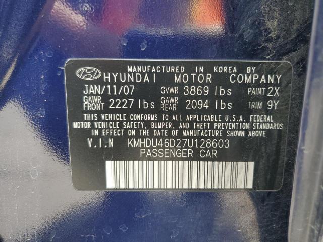 Photo 11 VIN: KMHDU46D27U128603 - HYUNDAI ELANTRA 