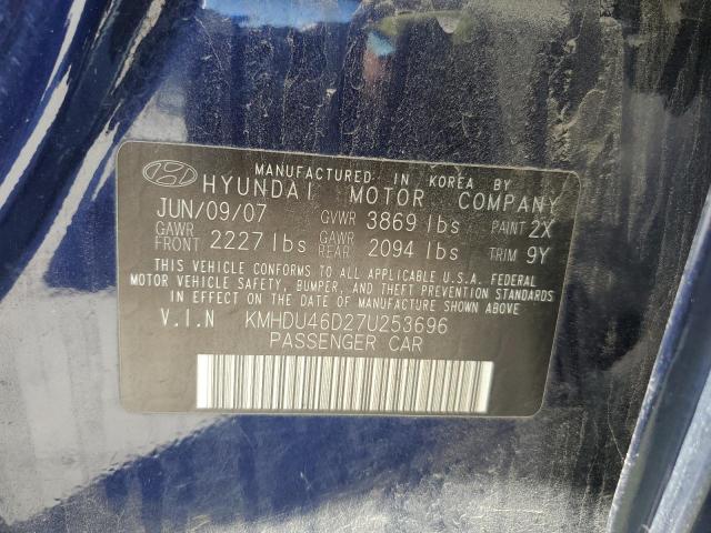 Photo 11 VIN: KMHDU46D27U253696 - HYUNDAI ELANTRA 