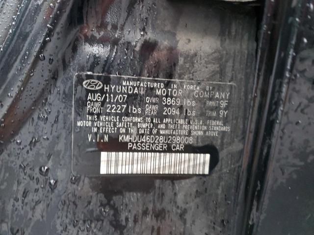 Photo 11 VIN: KMHDU46D28U298008 - HYUNDAI ELANTRA 