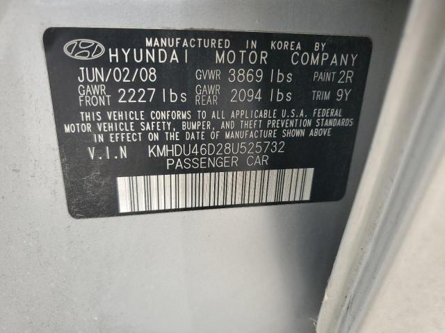 Photo 11 VIN: KMHDU46D28U525732 - HYUNDAI ELANTRA 