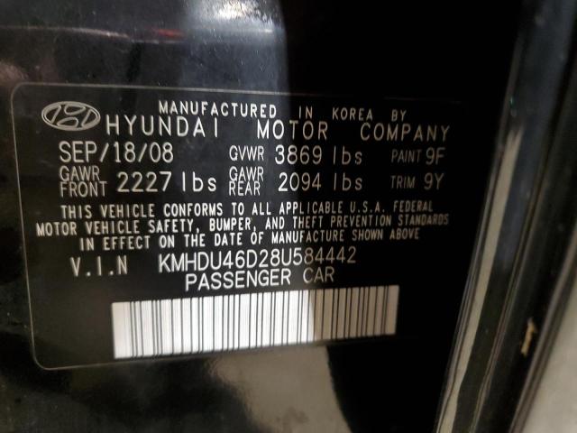 Photo 11 VIN: KMHDU46D28U584442 - HYUNDAI ELANTRA 