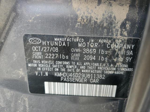 Photo 11 VIN: KMHDU46D29U611382 - HYUNDAI ELANTRA 