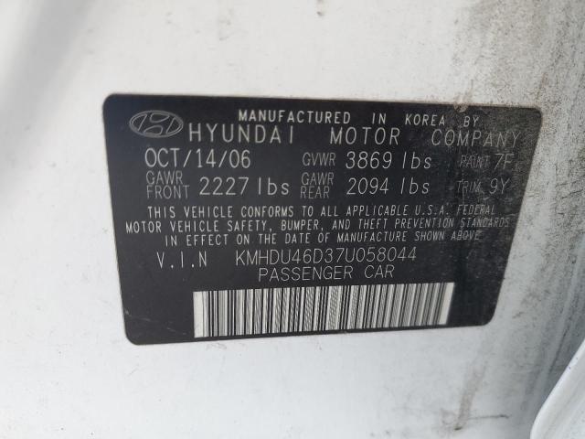 Photo 11 VIN: KMHDU46D37U058044 - HYUNDAI ELANTRA 