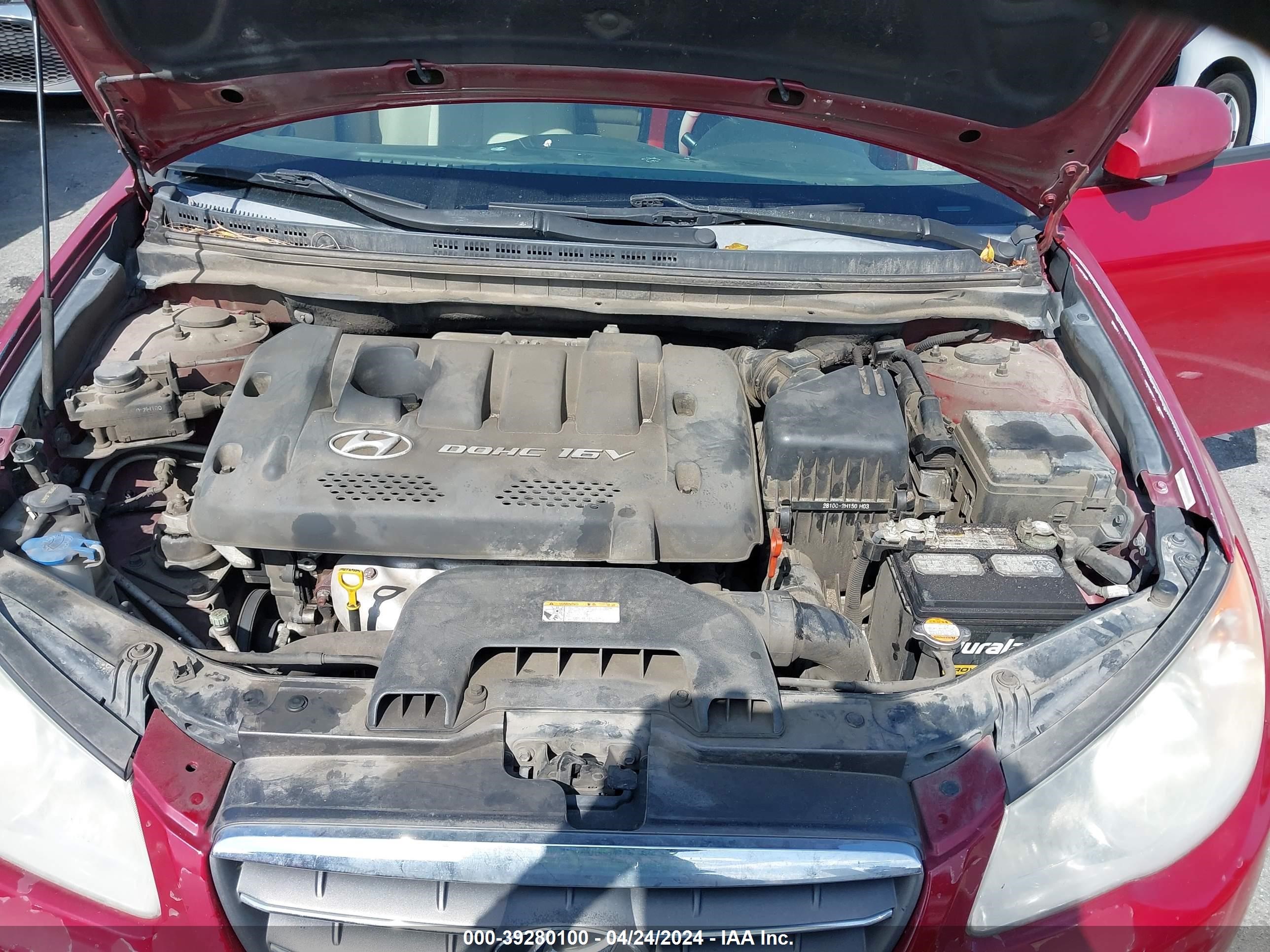 Photo 9 VIN: KMHDU46D37U165577 - HYUNDAI ELANTRA 