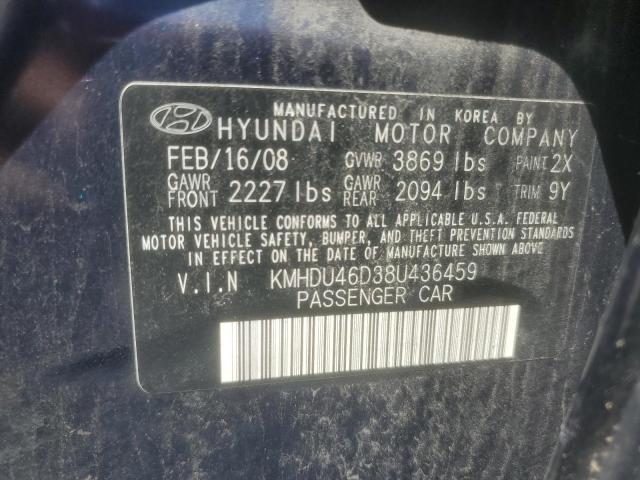 Photo 11 VIN: KMHDU46D38U436459 - HYUNDAI ELANTRA 