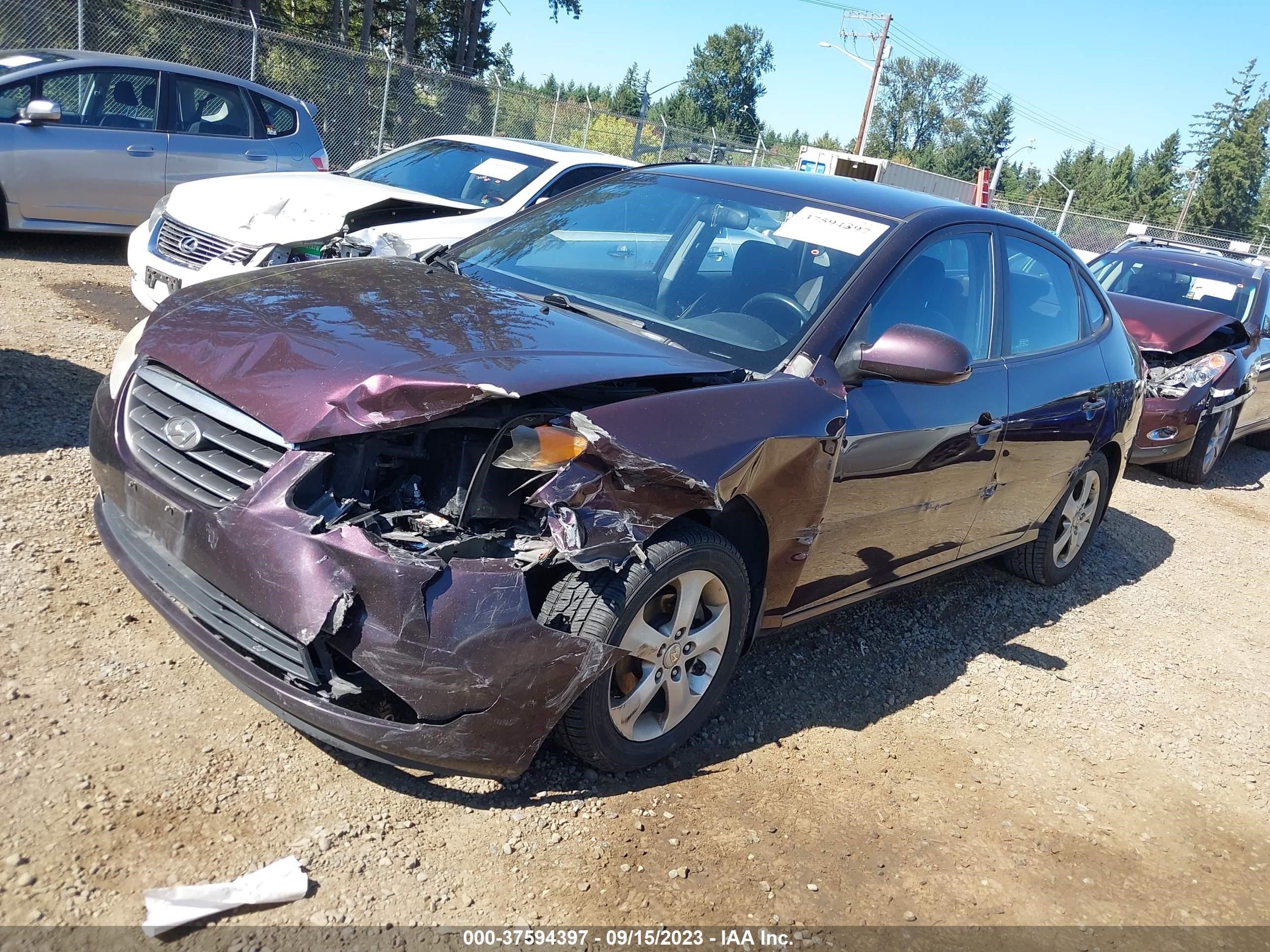 Photo 1 VIN: KMHDU46D38U579296 - HYUNDAI ELANTRA 