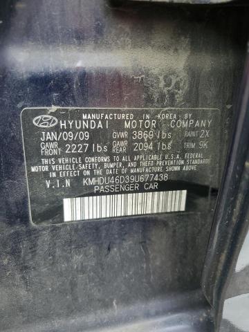 Photo 11 VIN: KMHDU46D39U677438 - HYUNDAI ELANTRA 